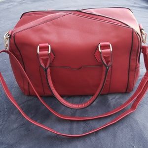 Red Shoulder Purse